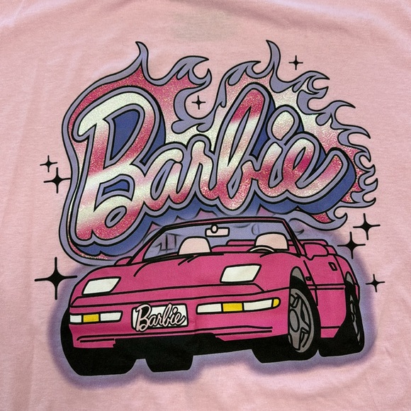 Barbie Car Graphic Short Sleeved Tee - Women’s Size M - Picture 2 of 4